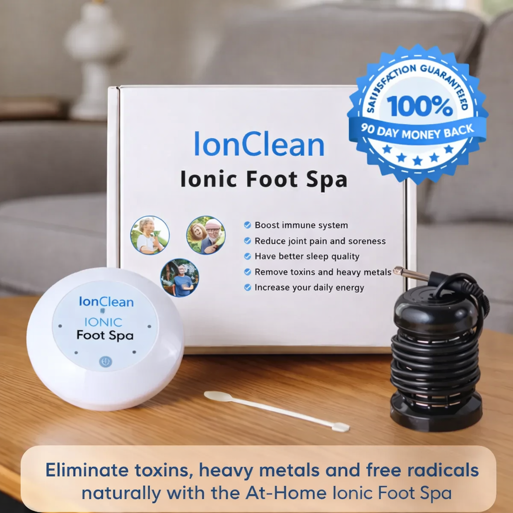 IonClean™- Ionic Detox for Feet – Deep Cleansing of Toxins and Heavy Metals