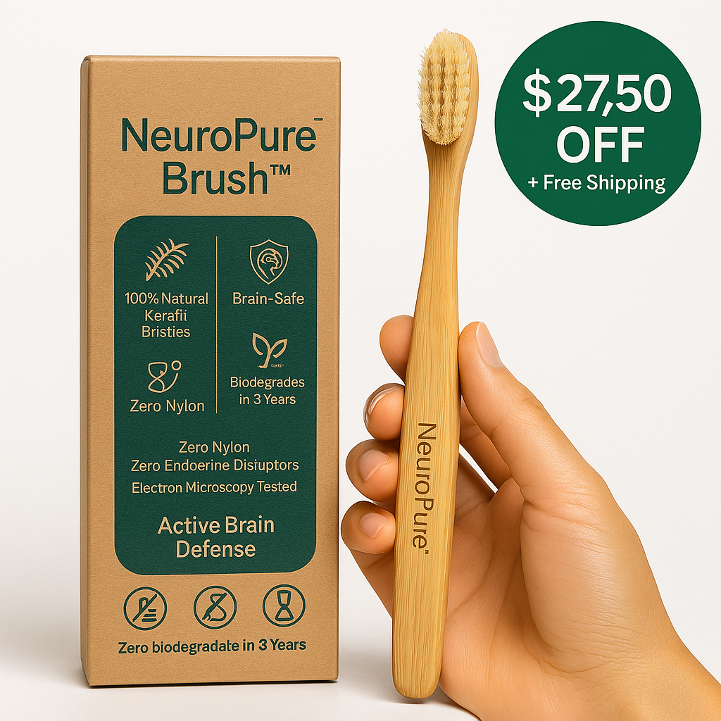NeuroPure Brush™ - Boar Bristle & Bamboo Toothbrush
